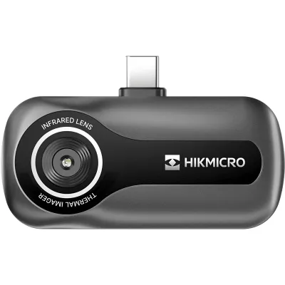 Cámara Térmica para Smartphone / 96 × 96 (9,216 píxeles) / SuperIR 4× y 16× / Imagen Sin Obturador 25 Hz / AI SuperScene / NETD < 50 mK / USB-C iOS y Android / IP40 / 23 g