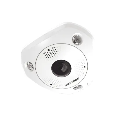 Fisheye IP 12 Megapixel / 180° - 360° / DEWARPING / Exterior IP67 / IK10 / 15 mts IR / Entrada y Salida de Audio y Alarma / Múltiples Vistas / Micrófono Integrado / microSD