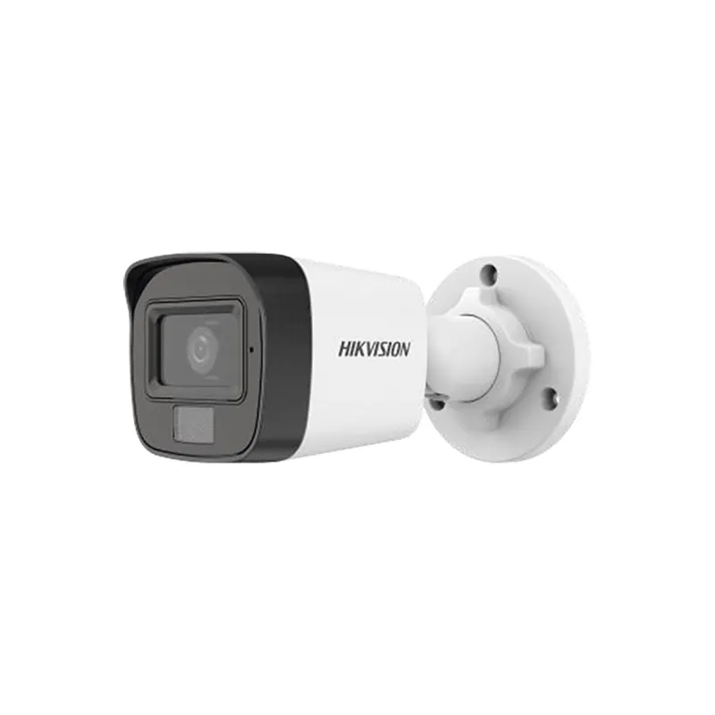 Bala TURBOHD 3K (5 Megapixel) / Resolución 2960 x 1665 / Lente 2.8 mm / Smart Hybrid Light IR 25 m (82 ft) + Luz Blanca 20 m (65.6 ft) / Micrófono Integrado / dWDR / 4 Tecnologías TVI-AHD-CVI-CVBS / Exterior IP67