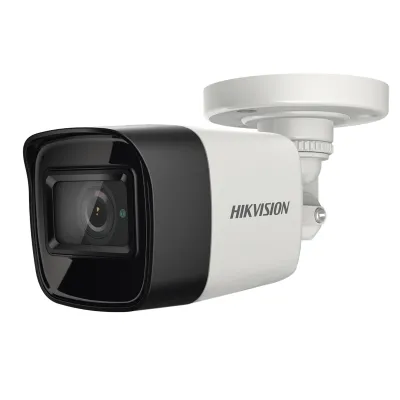 Bala TURBOHD 4K (8 Megapixel) / Gran Angular 102° / Lente 2.8 mm / Exterior IP67 / IR EXIR 30 mts / dWDR / Metal