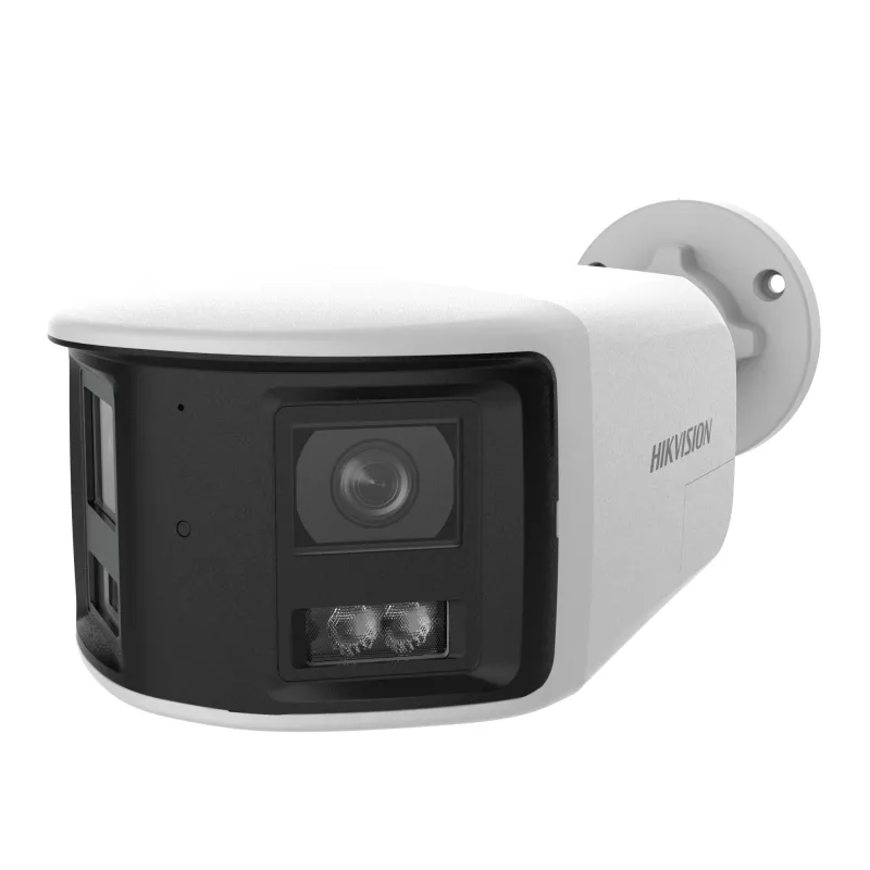Bala IP Panorámica 180° 6 Megapixel / Doble Lente 2.8 mm / Dual Light (30 mts IR + 30 mts Luz Blanca) / Wi-Fi 6 (802.11ax) / ACUSENSE / Audio Bidireccional (Micrófono y Bocina) / IP67 / WDR 120 dB