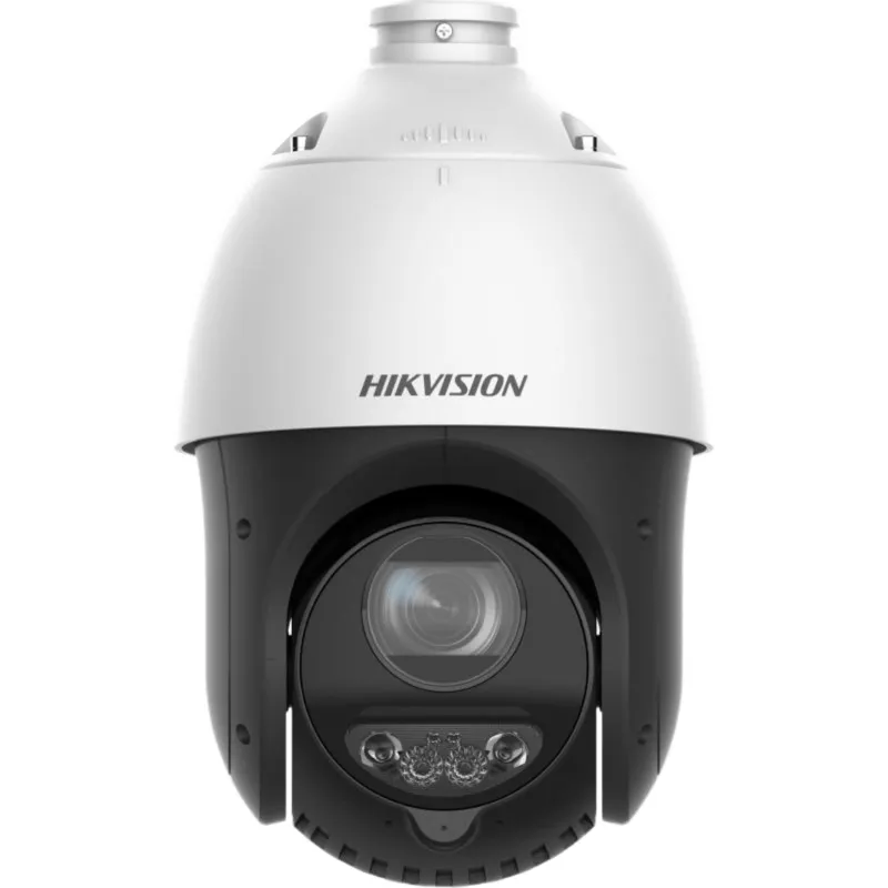 PTZ IP 2 Megapixel (1080p) / Zoom Óptico 25X (Digital 16X) / IR 100 mts (328 ft) / WDR 120 dB / DARKFIGHTER / AI-ISP / ACUSENSE / Detección Facial 5 Rostros / DORI 1655 m / Micrófono Dual y Bocina Integrados / Luz Estroboscópic