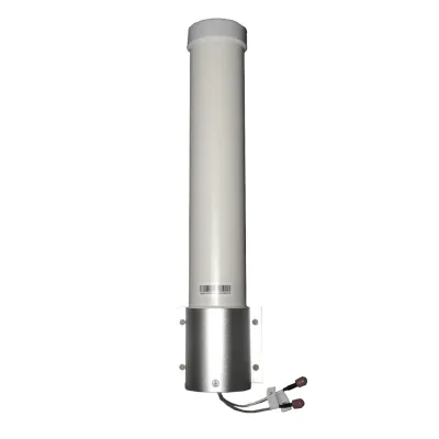 Antena Omnidireccional 360° / 5 GHz / 11 dBi Ganancia / Polarización Dual / IP65 / Montaje en Poste / Conectores SMA Macho