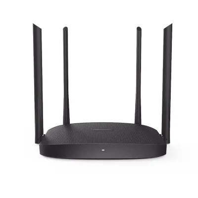 Router Inalámbrico WISP Gigabit / Hasta 1200 Mbps / Doble Banda AC (2.4 GHz y 5 GHz) / 3 Puertos LAN 10/100/1000 Mbps + 1 Puerto WAN 10/100/1000 Mbps / 4 Antenas Externas Omnidireccional de 5 dBi / Interior