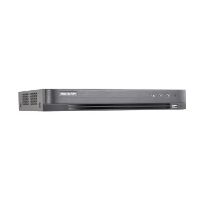 DVR 4 Megapixel / 8 Canales TURBOHD + 4 Canales IP / 1 Bahía de Disco Duro / 1 Canal de Audio / Vídeoanálisis