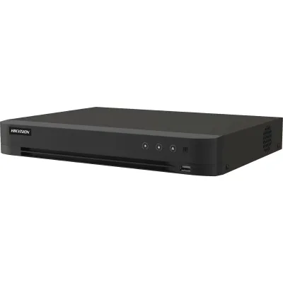 DVR 16 Canales TURBOHD + 16 Canales IP / 8 Megapixel (4K) / Audio Bidireccional / GUANLAN / Reconocimiento Facial / ACUSEARCH / 2 Bahias de Disco Duro / Salida de Video en 4K / H.265+