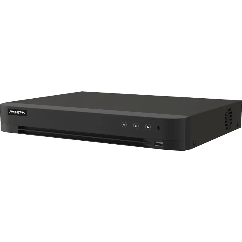 DVR 16 Canales TURBOHD + 16 Canales IP / 8 Megapixel (4K) / Audio Bidireccional / GUANLAN / Reconocimiento Facial / ACUSEARCH / 2 Bahias de Disco Duro / Salida de Video en 4K / H.265+