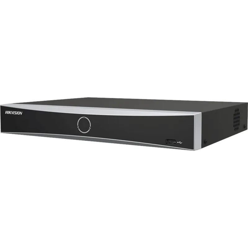 NVR de Red 8 Canales IP / AcuSeek y AcuSearch 50,000 Objetos por Día / Tecnología AcuSense / Reconocimiento Facial / Decodificación hasta 12 MP / 2 Bahías SATA hasta 16 TB / HDMI 4K / Sin Puertos PoE / Formato 1U