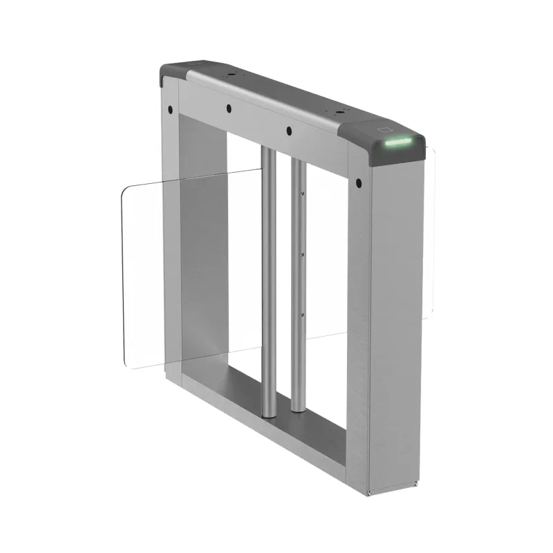 Torniquete Central para Añadir Carriles a DS-K3B211LX-LR / ALETAS POR SEPARADO para Carril Seleccionable 65 o 90 cms / Acero Inoxidable SUS304