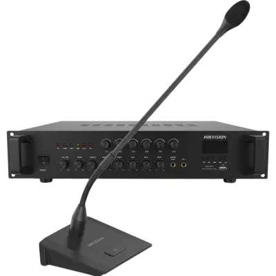 Kit de amplificador de Audio + Micrófono | Voceo | Música ambiental | 120 watts