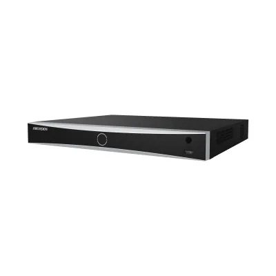 NVR 12 Megapixel (4K) / Reconocimiento Facial / 8 Canales IP / Base de Datos / Hasta 100,000 Fotografías / 8 Puertos PoE+ / 2 Bahías de Disco Duro / Switch PoE 300 mts / Bases de Datos / HDMI en 4K