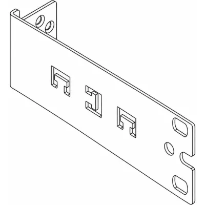 Soporte de Rack 19 Pulgadas para Gateway Guardian / Material Acero / Acabado Negro Gris RAL 9005 / 1U / Paquete de 4 Piezas / Compatibilidad con Guardian Management Gateway