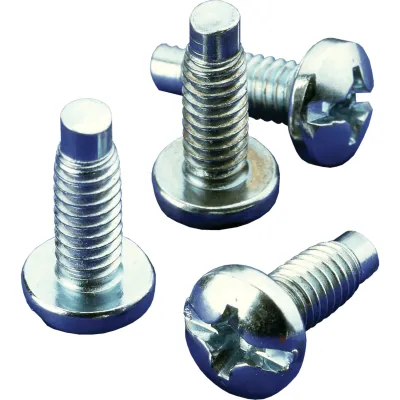 Paquete de Tornillos para Montaje en Rack / 20 Piezas / Rosca #10-32 / Longitud 0.75 in (19 mm) / Acero Dulce Chapado / Hoffman