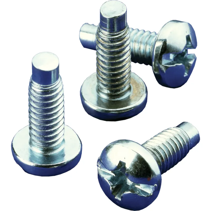 Paquete de Tornillos para Montaje en Rack / 20 Piezas / Rosca #10-32 / Longitud 0.75 in (19 mm) / Acero Dulce Chapado / Hoffman