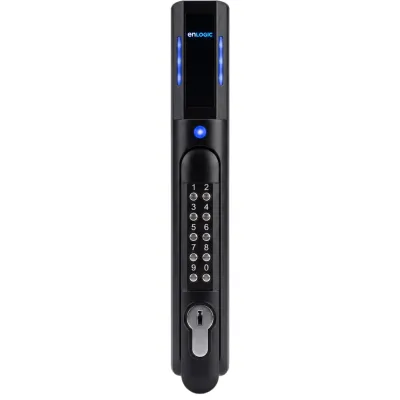 Chapa de Control de Acceso EHandle RFID y Teclado / nVent Schroff / Para Gabinetes de Servidores y Red / Autenticación Simple o Dual / Compatible RackPower / Conexión RJ45