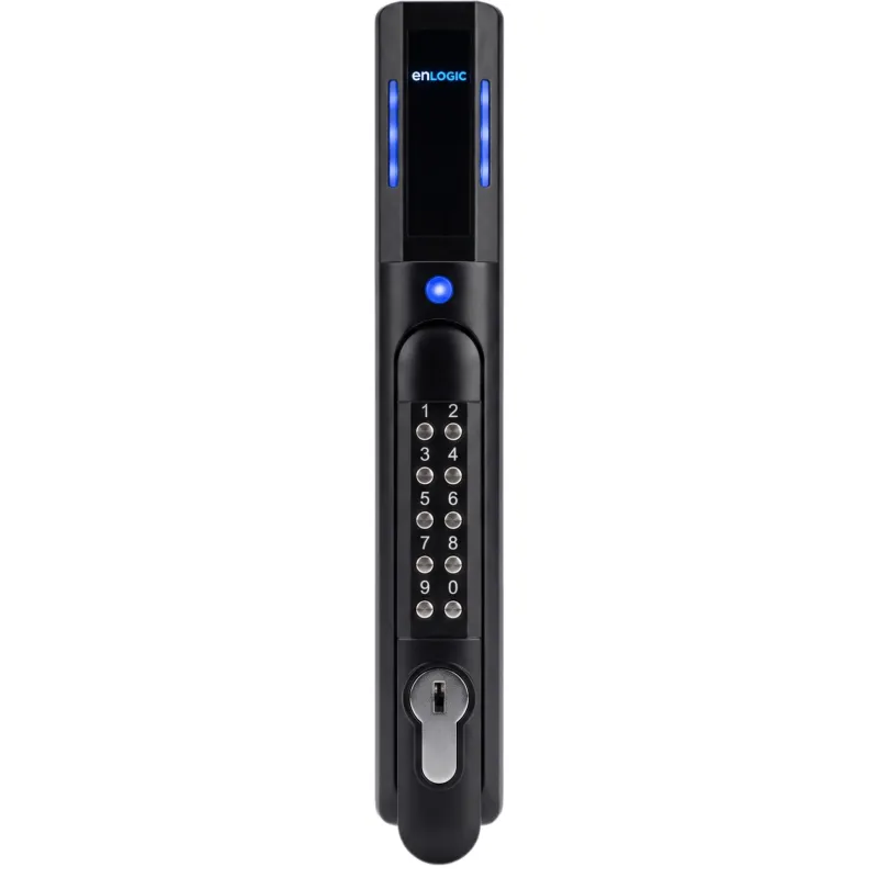 Chapa de Control de Acceso EHandle RFID y Teclado / nVent Schroff / Para Gabinetes de Servidores y Red / Autenticación Simple o Dual / Compatible RackPower / Conexión RJ45