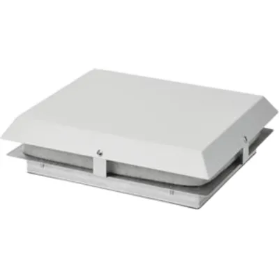 Ventilador Con Filtro de Montaje Superior HR16, Con Flujo de Aire de 266 CFM, 115 Vca, Color Gris Claro