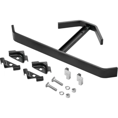 Kit de Soporte Esquinero, Para Unión de Escalerilla a 90º, de Acero, Color Negro