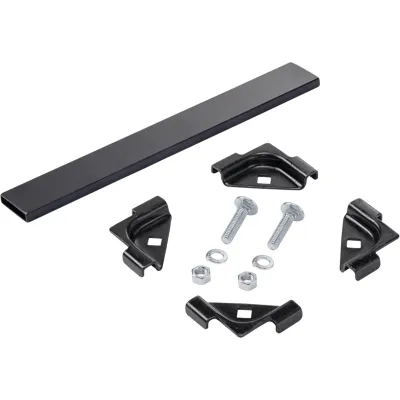 Kit de Remate de Pasacables, Para Escalerillas de 18 in (45.7 cm) de Ancho, de Acero, Color Negro