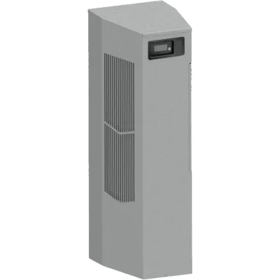 Aire Acondicionado Narrow SpectraCool Interior / 8000 BTU / 115 Vca / 1 Fase / Refrigerante R513A / Acero / Gris Claro RAL 7035 / NEMA 4 / 3R / -40 a 55°C / Montaje Muro Lateral