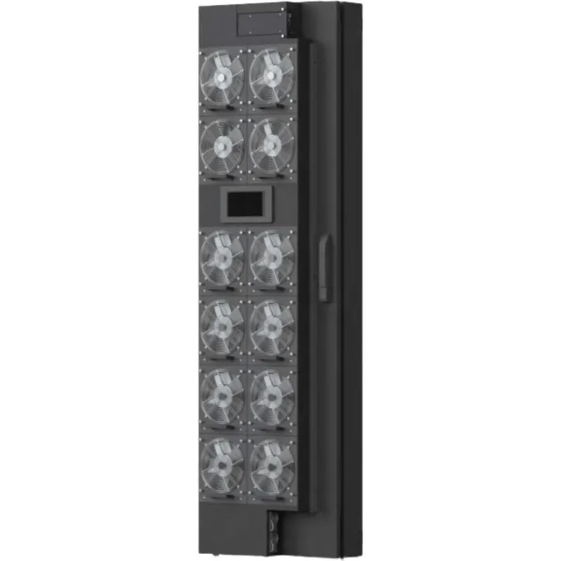 Enfriador de Puerta Trasera Activo para Rack 42U / Ancho 800 mm (31.5 in) / Capacidad hasta 78 kW / Refrigeración por Agua Fría / 12 Ventiladores DC Hot-Swap / Hoffman RackChiller RDHX PRO