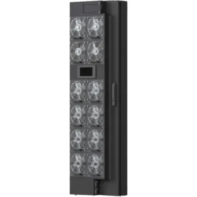 Enfriador de Puerta Trasera Activo para Rack 47U / Ancho 600 mm (23.6 in) / Refrigeración por Agua Fría / 12 Ventiladores DC Hot-Swap / Ethernet SNMP v3 Modbus Redfish / Hoffman RackChiller RDHX PRO