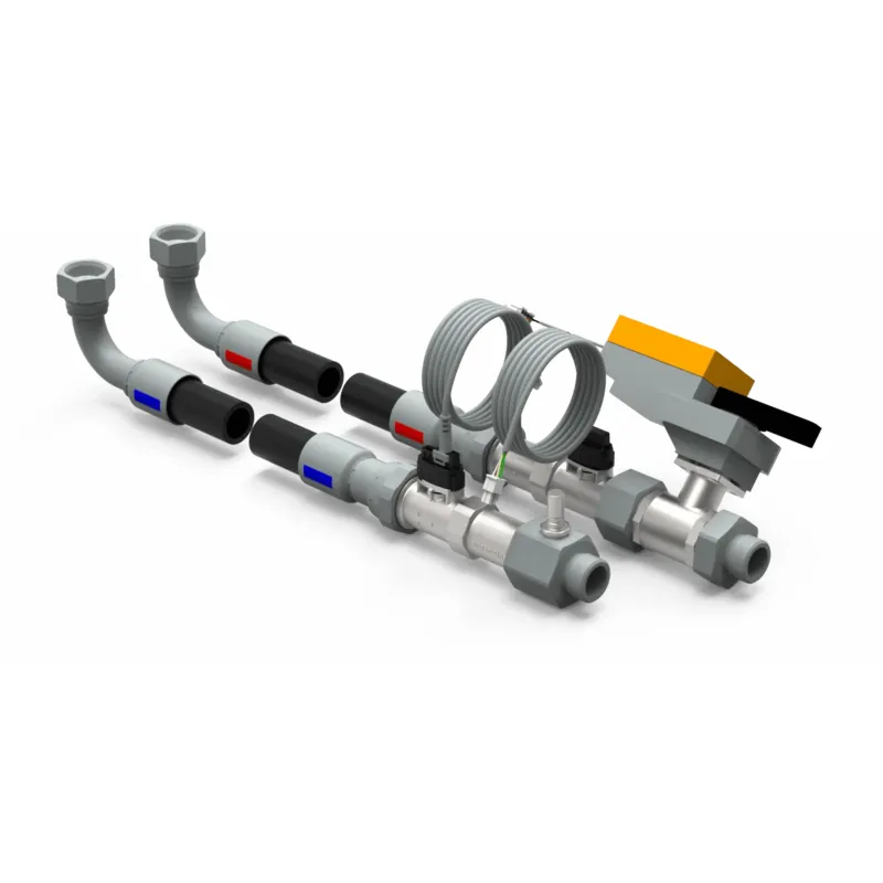 Kit de Manguera con Válvula y Sensores / RackChiller RDHX PRO / Manguera EPDM 2.4 m (7.9 ft) / Presión Máx 5 bar (72.5 psi) / Sensores de Presión Temperatura y Flujo / Hoffman