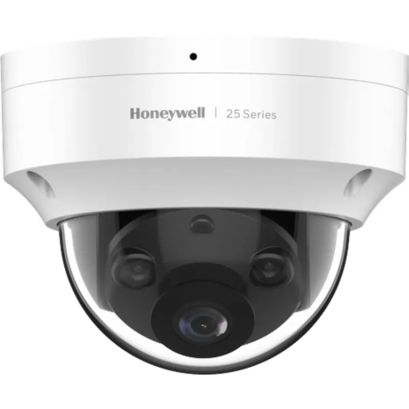 Domo IP 2 Megapixel / Lente 2.8 mm / Micrófono Integrado / SMD / Color 24/7 / Dual Light (30 mts IR + 15 mts Luz Blanca) / IP66 / IK10 / PoE / NDAA / Serie 25