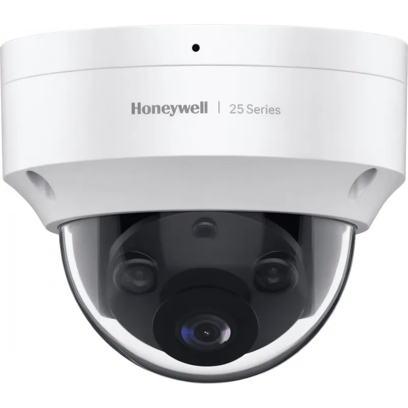 Domo IP 4 Megapixel / Lente 2.8 mm / Micrófono Integrado / SMD / Color 24/7 / Dual Light (30 mts IR + 15 mts Luz Blanca) / IP66 / IK10 / PoE / NDAA / Serie 25
