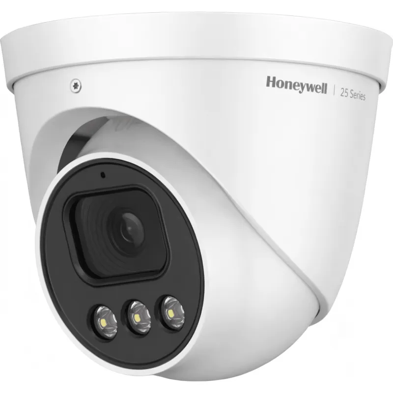 Eyeball IP 4 Megapixel / Lente 2.8 mm / Micrófono Integrado / SMD / Color 24/7 / Dual Light (30 mts IR + 15 mts Luz Blanca) / IP66 / IK10 / PoE / NDAA / Serie 25