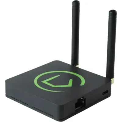Hub de Domótica Inteligente / CPU Quad-Core Arm Cortex A55 2 GHz / RAM 2 GB LPDDR4 / Almacenamiento 8 GB eMMC / Zigbee + Z-Wave + Wi-Fi 802.11bgn / Ethernet 10/100 Base-T RJ45 / Alimentación USB-C 5V DC / Dimensiones 75 x 75 x 16 mm (2.95 x