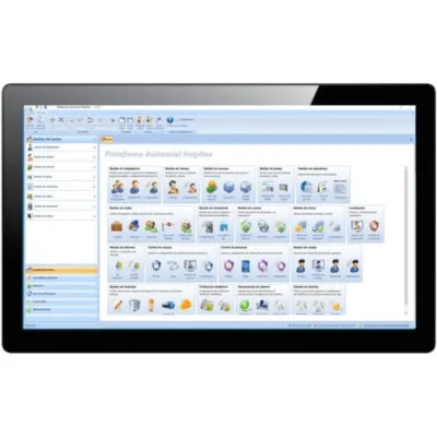 Pantalla Táctil NX0420/V2 21.5" / Windows 10 / Protección IP65 / 4 USB / HDMI / VGA / RS-232 / Wi-Fi / Helpnex Preinstalado / Montaje Panel y VESA