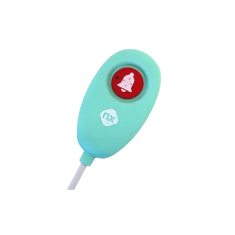 Pulsador de alarma para Terminal de Cama / Sumergible IP66 / LED de Aviso / Desconexión de Cable Alarma / Material Silicona Antibacteriana / Longitud Cable 3 m