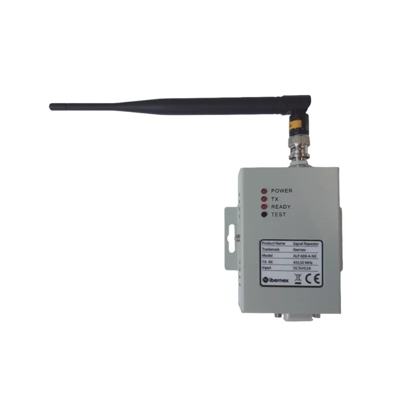 Repetidor y Amplificador de Señal Inalámbrico / Modulación FSK / Dimensiones 100x75x25 mm / Peso 0.24 kg / Alimentación 5 V CC o 220 V CA / ABS Antibacteriano
