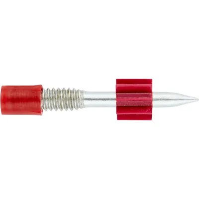 Perno Roscado para Concreto de 3.6 mm / Longitud 1" / Caja con 100 piezas / Acero Zincado / Carga Tracción 2.7 kN