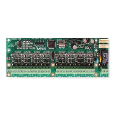 Tarjeta de Expansión 8 Zonas / Autodireccionable / Salida Supervisada / LED de Estado / para Paneles SmartLine / INIM Electronics