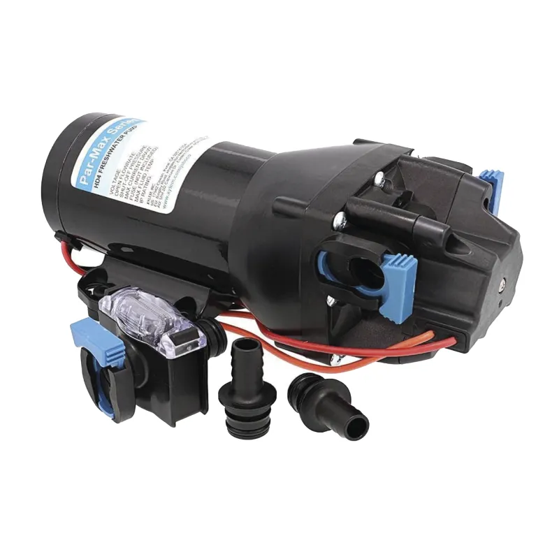 Bomba controlada por presión Par Max HD 4' a 24 Vca, alta presión 60PSI, 15 LPM / 4 GPM