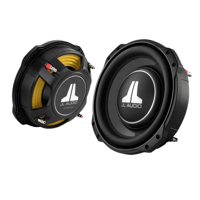 JL Audio® TW3 /10TW3-D4 / Car Audio / Subwoofer Thin-line 10" / Dual 4 ohm / 400W RMS / Polipropileno con Mica / Bobina 2" / Montaje 3.5" (8.9 cm)