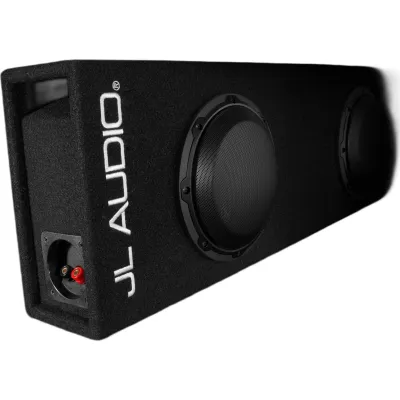 Subwoofer con Caja para Coche JL Audio MicroSub W3 / Dual 8" / 500 W RMS / 2 Ω o 4 Ω / Carcasa con Puertos / Terminal de 5 Vías
