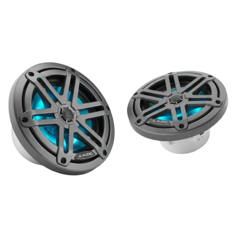 JL Audio M3 / Altavoz Marino Coaxial 6.5" / 60W RMS / 4Ω / Cono de Polipropileno con Mica / Tweeter de Cúpula de Seda 19 mm (0.75") / Iluminación RGB LED / Versiones Clásico y Deportivo