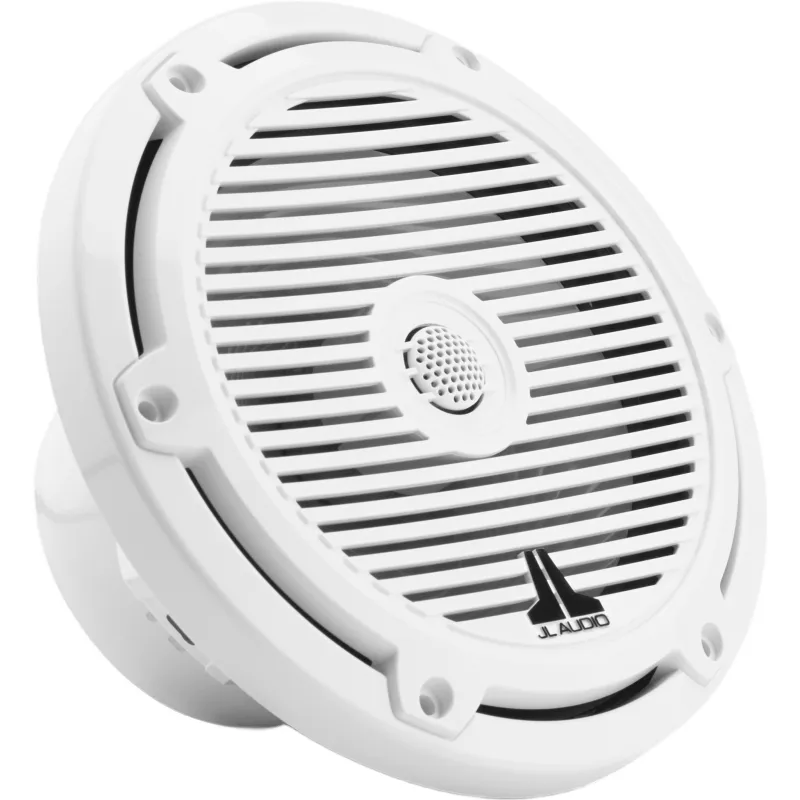 Par de Bocinas Náuticas JL Audio M3 7.7" / Coaxial / 70 W RMS / 90.5 dB / 45 Hz - 25 kHz / 4 Ω / Cono de Polipropileno Relleno de Mica / Tweeter de Cúpula de Seda / Rejilla Clásica Blanca