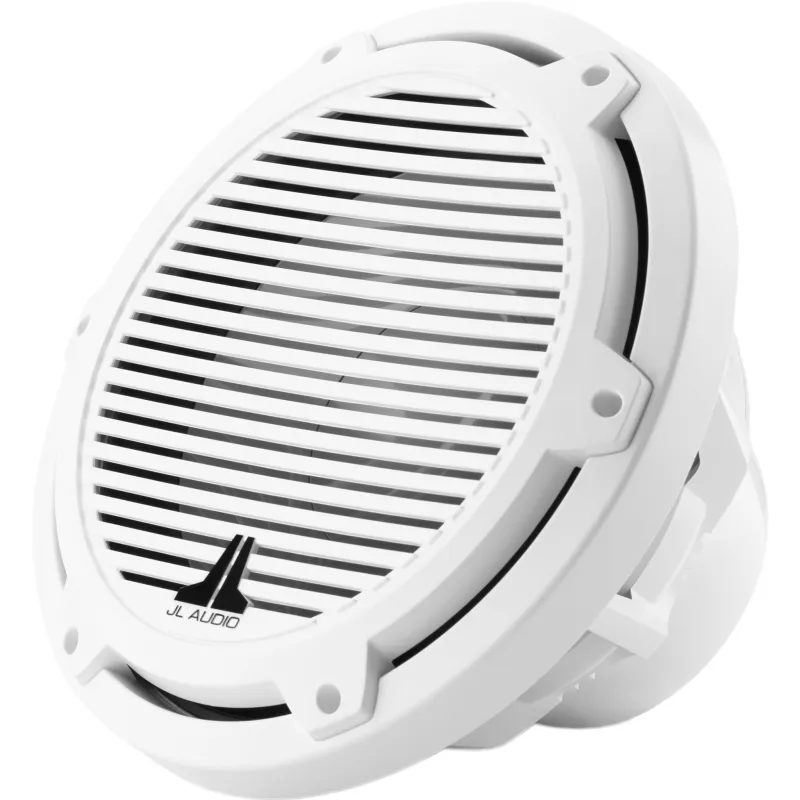 Subwoofer Náutico JL Audio M3 10" / Deflector Infinito / 175 W RMS / 4 Ohm / Cono de Polipropileno Relleno de Mica / Rejilla Clásica Blanca