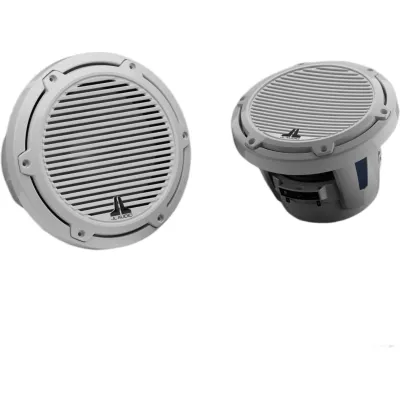 Subwoofer Náutico 8" / 200 W RMS / 4 Ohm / Polipropileno Relleno de Mica / Deflector Infinito o Caja Sellada / Rejilla Clásica Blanca / Marino IPX6