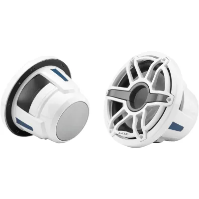 Subwoofer Náutico 10" / 250 W RMS / 4 Ohm / Polipropileno con Mica / Rejilla Deportiva Blanca / Deflector Infinito o Caja Cerrada / Marino