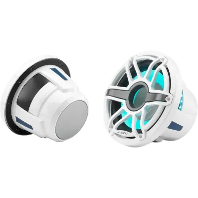 Subwoofer Náutico 10" / 250 W RMS / 4 Ohm / Iluminación LED Transflective™ / Cono de Polipropileno Relleno de Mica / Deflector Infinito o Caja Sellada / Marino IPX7