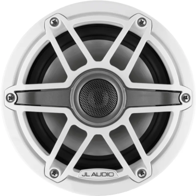 Par de Bocinas Náuticas / 6.5" Coaxiales / 75 W RMS / Polipropileno con Mica / Tweeter Cúpula de Seda / Rejilla Deportiva Blanca / 4 Ω / 89.5 dB