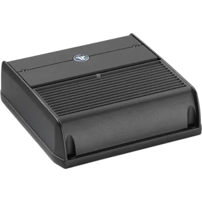 Amplificador Náutico y para Automóvil / 2 Canales / Clase D / 200 W / Rango Completo / 75 W RMS x 2 a 4 Ω / 100 W RMS x 2 a 2 Ω / Puenteado 200 W x 1 / Filtro Paso Alto y Bajo 50-500 Hz / Entradas RCA / Fusible 20 A / Dimensiones