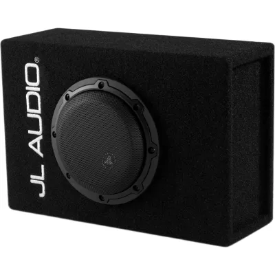 Subwoofer con Caja para Coche / 6.5″ / W3v3 / 150 W RMS / 2 Ω o 4 Ω / Amplificador Recomendado 50-150 W RMS / Carcasa con Puertos / Rejillas Incluidas / JL Audio MicroSub W3