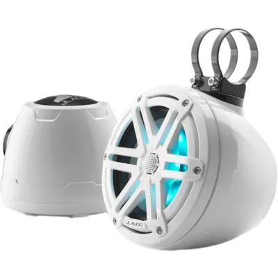 Par de Sistemas de Altavoz Coaxial Cerrado JL Audio VeX M3 / 6.5" / 60 W RMS / 4 Ω / 89.5 dB / 100 Hz-25 kHz / LED RGB / Rejilla Deportiva Blanca / Cono de Polipropileno Relleno de Mica / Tweeter de Cúpula de Seda 19 mm (0.75") / Dimensiones 179 mm (7.0
