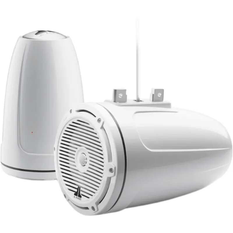Par de Bocinas Cerradas para Torre / 7.7" (196 mm) / Coaxial Cerrado / 70 W RMS / 4 Ω / 55 Hz-25 kHz / Rejilla Clásica Blanca / Sin Iluminación LED